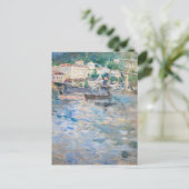 Berthe Morisot – ニース港 ポストカード (スタンド正面)
