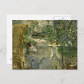 Berthe Morisot – バスケットチェア ポストカード (正面/裏面)