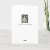 Berthe Morisot – ボールのガウンの少女 カード (裏面)