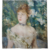 Berthe Morisot – ボールのガウンの少女 シャワーカーテン (正面)