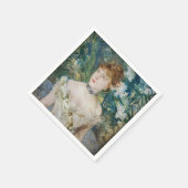 Berthe Morisot – ボールのガウンの少女 スタンダードカクテルナプキン (角)