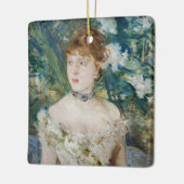 Berthe Morisot – ボールのガウンの少女 セラミックオーナメント (左)