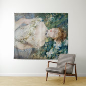 Berthe Morisot – ボールのガウンの少女 タペストリー (インサイチュ(横))