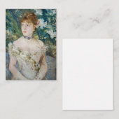 Berthe Morisot – ボールのガウンの少女 ノートカード (正面/裏面)