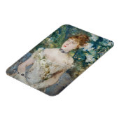 Berthe Morisot – ボールのガウンの少女 マグネット (左側)