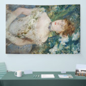 Berthe Morisot – ボールのガウンの少女 横断幕 (トレードショー)