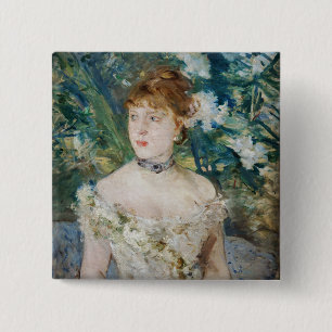 Berthe Morisot – ボールのガウンの少女 缶バッジ