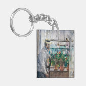 Berthe Morisot – ワイト島のユージーンマネ キーホルダー (正面左)