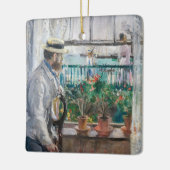 Berthe Morisot – ワイト島のユージーンマネ セラミックオーナメント (左)