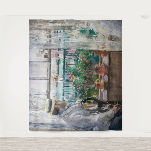 Berthe Morisot – ワイト島のユージーンマネ タペストリー (正面)