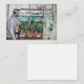 Berthe Morisot – ワイト島のユージーンマネ ノートカード (正面/裏面)