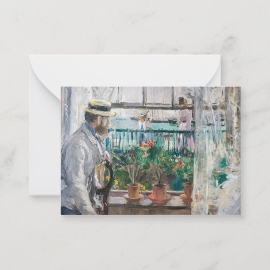 Berthe Morisot – ワイト島のユージーンマネ ノートカード (正面)