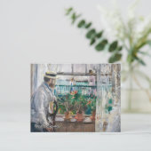 Berthe Morisot – ワイト島のユージーンマネ ポストカード (スタンド正面)