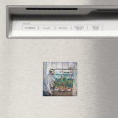 Berthe Morisot – ワイト島のユージーンマネ マグネット (インサイチュ (食洗機))