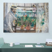 Berthe Morisot – ワイト島のユージーンマネ 横断幕 (トレードショー)