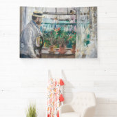 Berthe Morisot – ワイト島のユージーンマネ 横断幕 (インサイチュ)