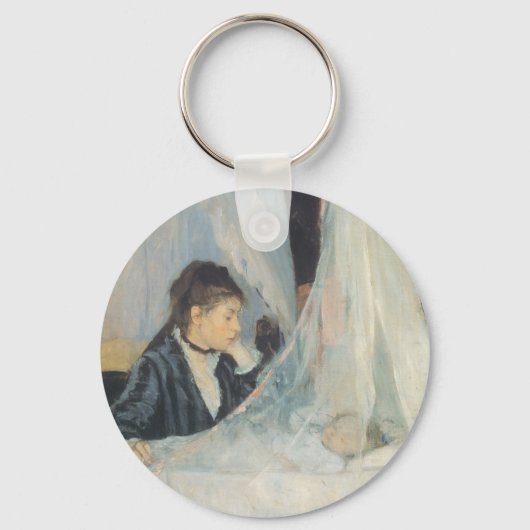 Berthe Morisot、ヴィンテージ印象主義 キーホルダー (正面)