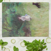 Berthe Morisot – 公園 キッチンタオル (折り畳み)