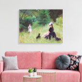 Berthe Morisot – 公園 キャンバスプリント (インサイチュ (リビング))