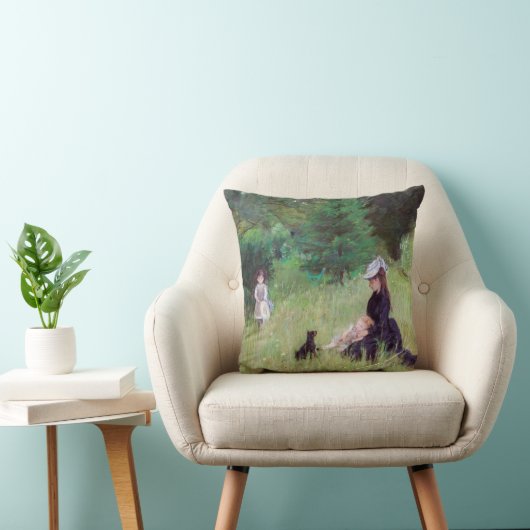 Berthe Morisot – 公園 クッション (椅子)