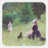 Berthe Morisot – 公園 スクエアシール (正面)