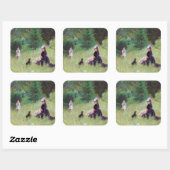 Berthe Morisot – 公園 スクエアシール (シート)