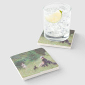 Berthe Morisot – 公園 ストーンコースター (横)