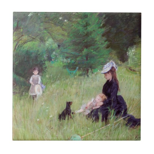 Berthe Morisot – 公園 タイル (正面)