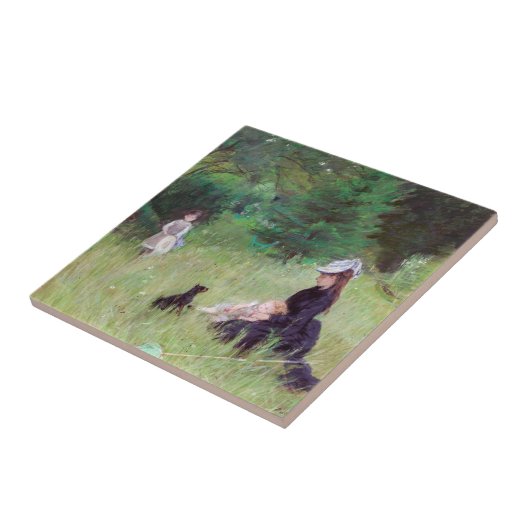 Berthe Morisot – 公園 タイル (側面)