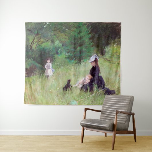 Berthe Morisot – 公園 タペストリー (インサイチュ(横))