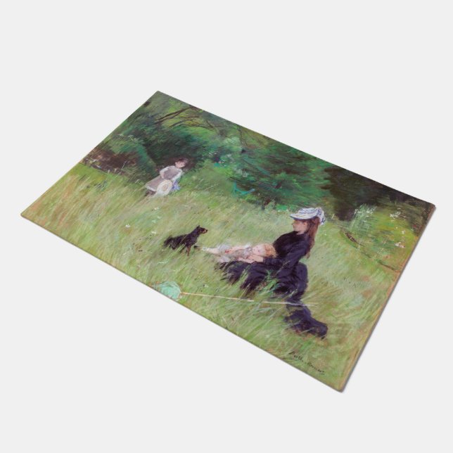 Berthe Morisot – 公園 ドアマット (アングル)