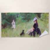 Berthe Morisot – 公園 ビーチタオル (正面)