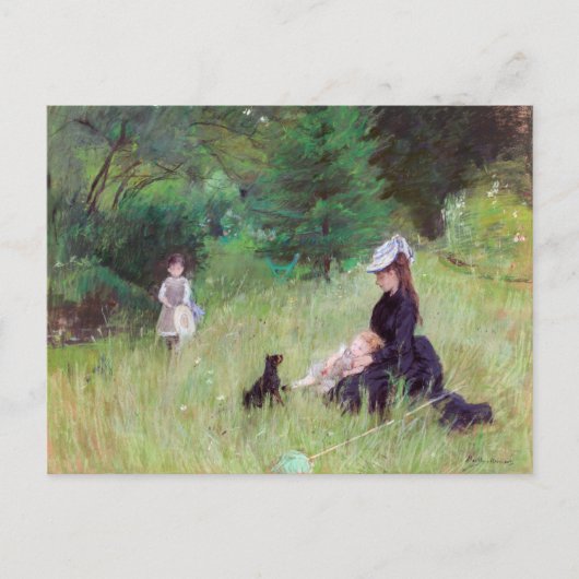 Berthe Morisot – 公園 ポストカード (正面)