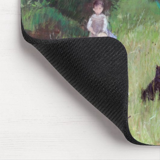 Berthe Morisot – 公園 マウスパッド (コーナー)