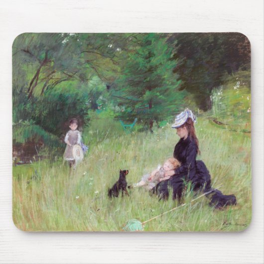 Berthe Morisot – 公園 マウスパッド (正面)