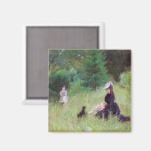 Berthe Morisot – 公園 マグネット (正面/裏面)