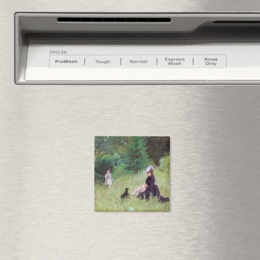 Berthe Morisot – 公園 マグネット (インサイチュ (食洗機))