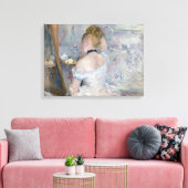 Berthe Morisot – 女性のトイレ キャンバスプリント (インサイチュ (リビング))