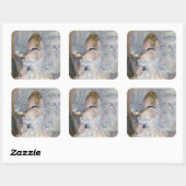 Berthe Morisot – 女性のトイレ スクエアシール (シート)