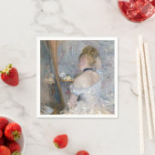 Berthe Morisot – 女性のトイレ スタンダードカクテルナプキン (インサイチュ)