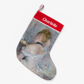 Berthe Morisot – 女性のトイレ スモールクリスマスストッキング (正面 (吊り時))