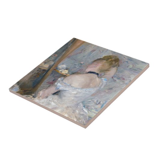 Berthe Morisot – 女性のトイレ タイル (側面)