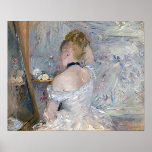 Berthe Morisot – 女性のトイレ ポスター (正面)