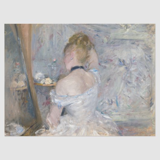 Berthe Morisot – 女性のトイレ 薄葉紙 (正面)
