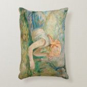 Berthe Morisot – 羊飼いの女性が休息 アクセントクッション (正面(垂直))