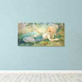 Berthe Morisot – 羊飼いの女性が休息 キャンバスプリント (インサイチュ (ウッドフロア))