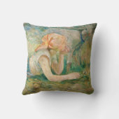 Berthe Morisot – 羊飼いの女性が休息 クッション (裏面)