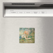 Berthe Morisot – 羊飼いの女性が休息 マグネット (インサイチュ (食洗機))