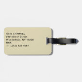 Berthe Morisot – 羊飼いの女性が休息 ラゲッジタグ (裏面横)