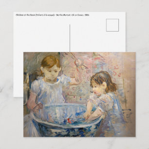 Berthe Morisot - Children at the Basin ポストカード